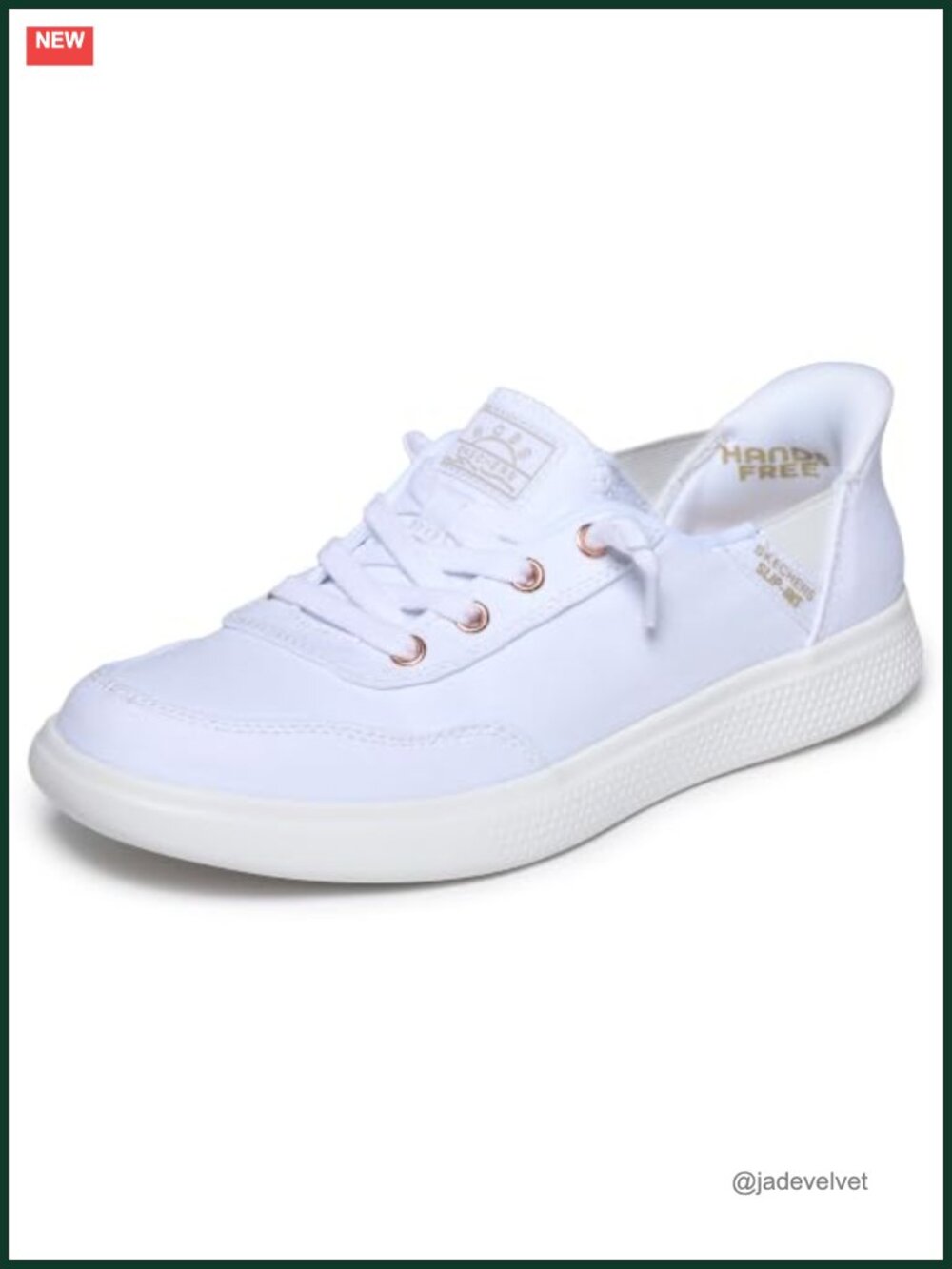 Skechers BOBS Slip-On Canvas Fashion Sneakers with Memory Foam, Heel Pillow,